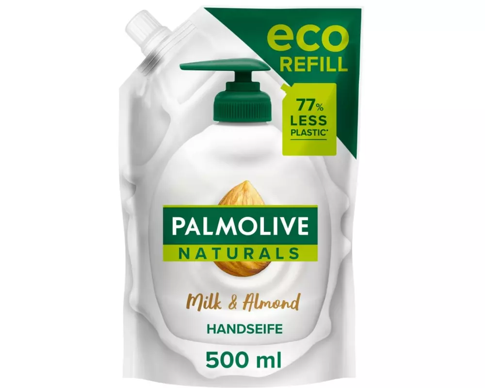 Palmolive Flüssigseife Naturals Milch und Mandel 500 ml Nachfüllbeutel