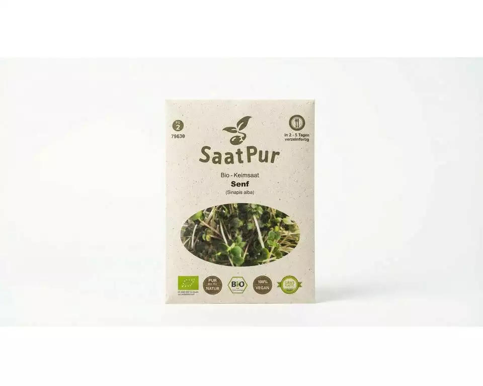 Gorilla Gardening Bio-Keimsaat Microgreens Senf