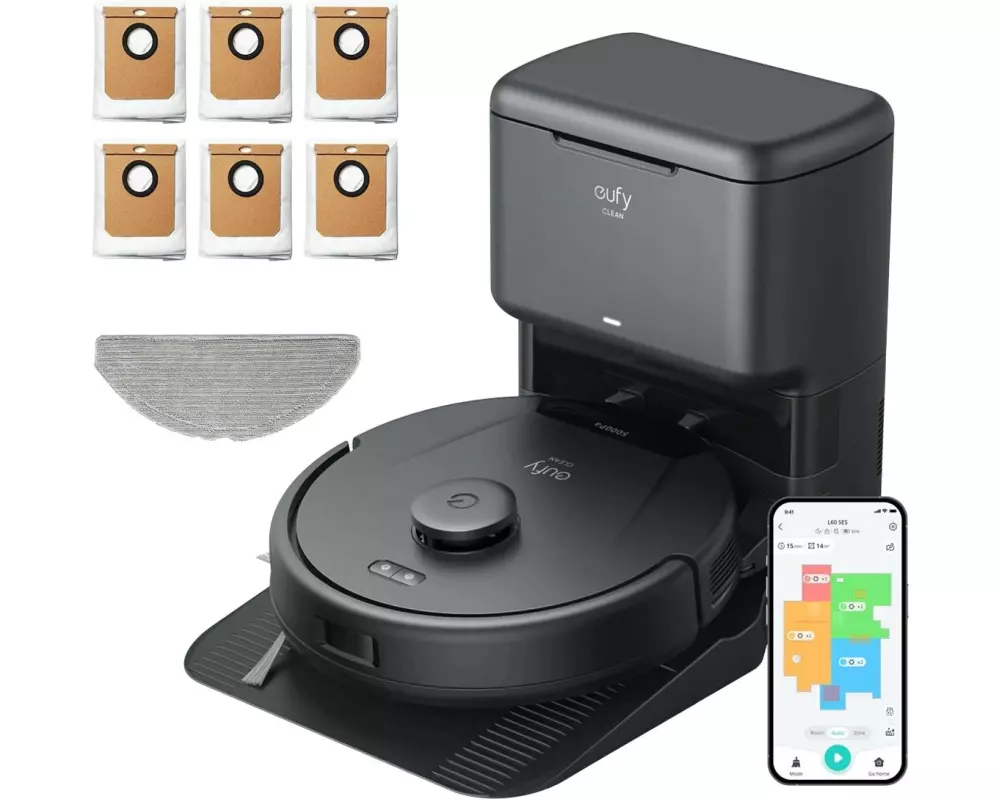 eufy Saug- und Wischroboter L60 Hybrid mit Clean Base