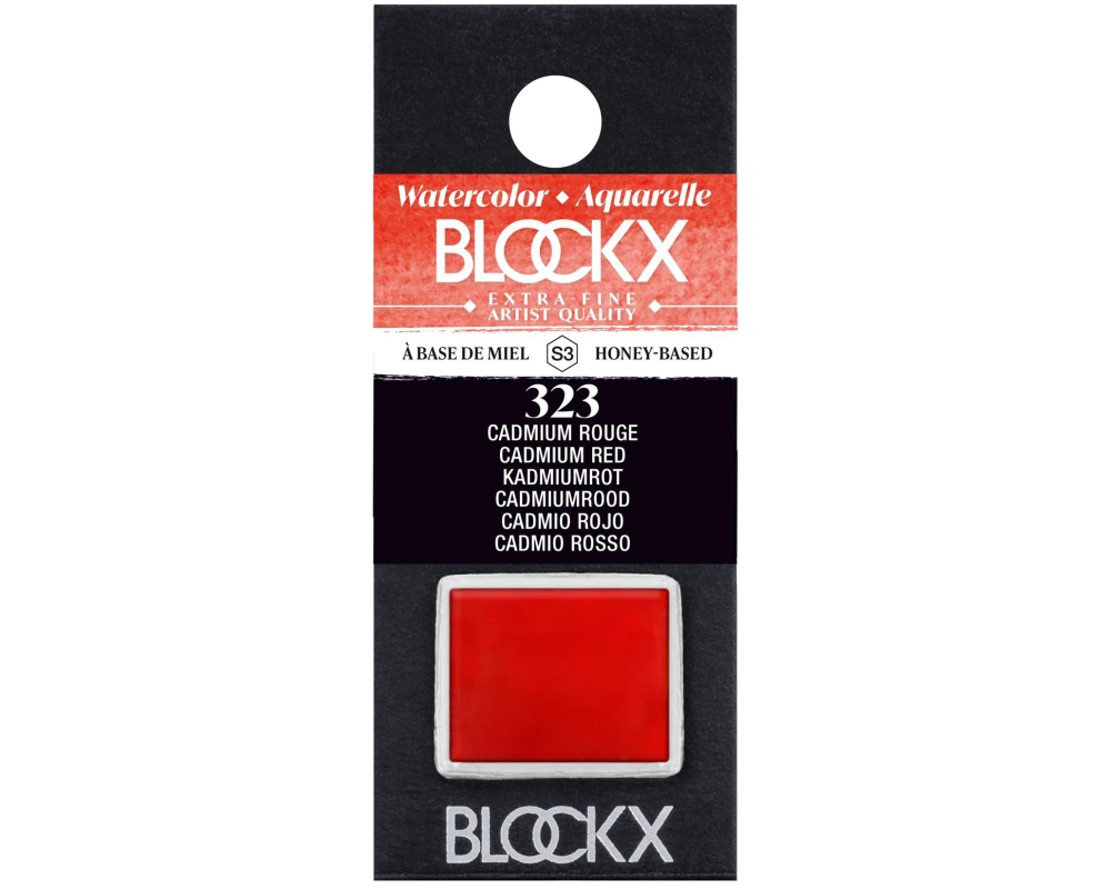 BLOCKX Aquarellfarbe 1.5ml 41323BXC kadmiumrot