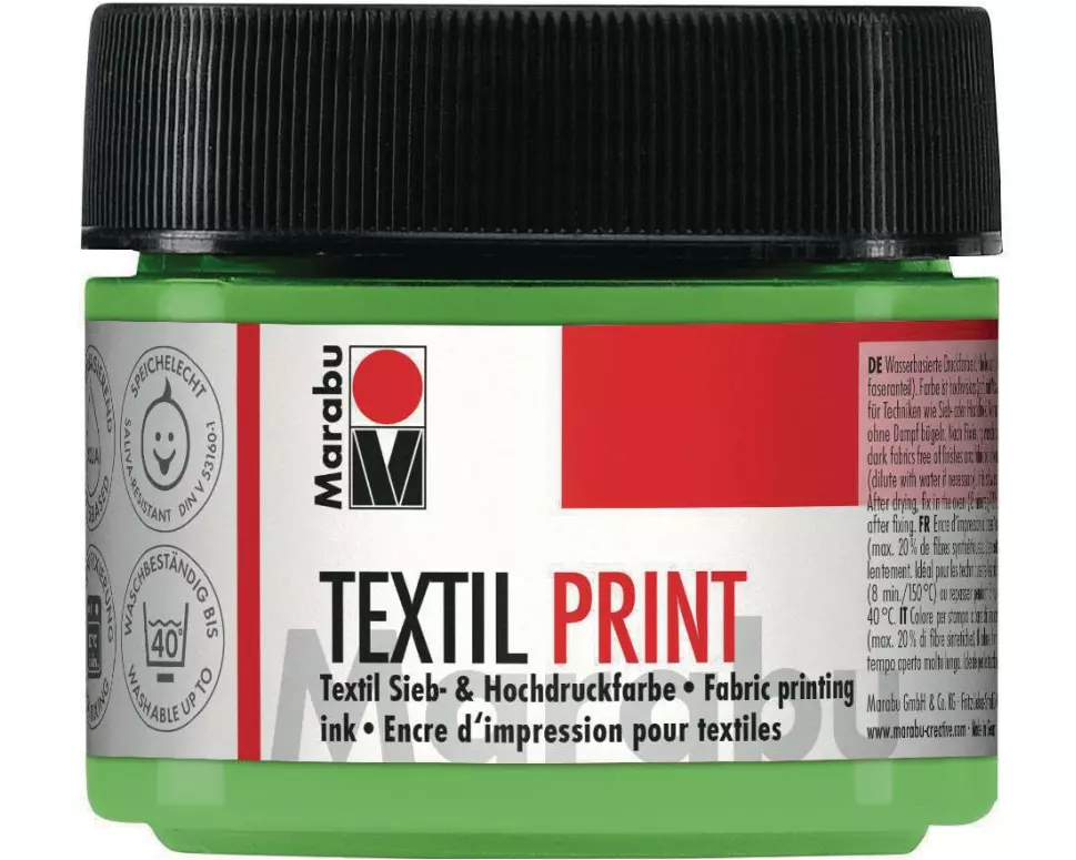 Marabu Textilfarbe Texil Print 100 ml Hellgrün