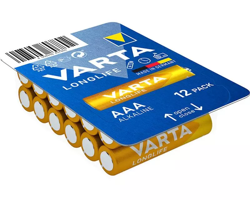 Varta Batterie Longlife AAA , 12 Stück