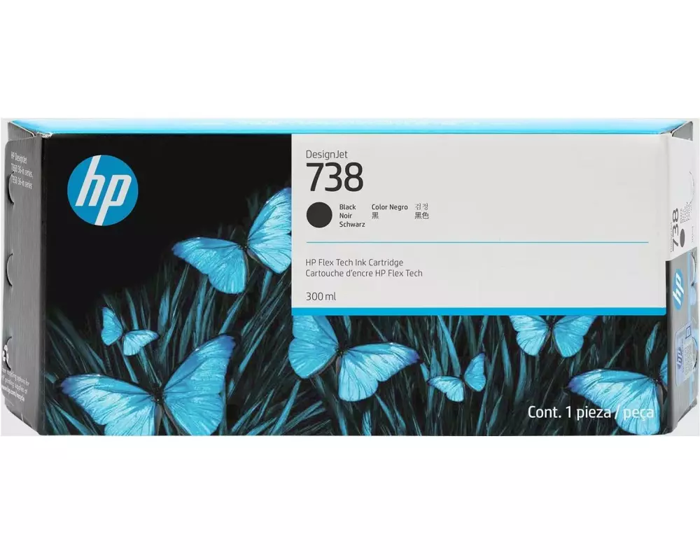 HP Tinte Nr. 738 (498N8A) Black