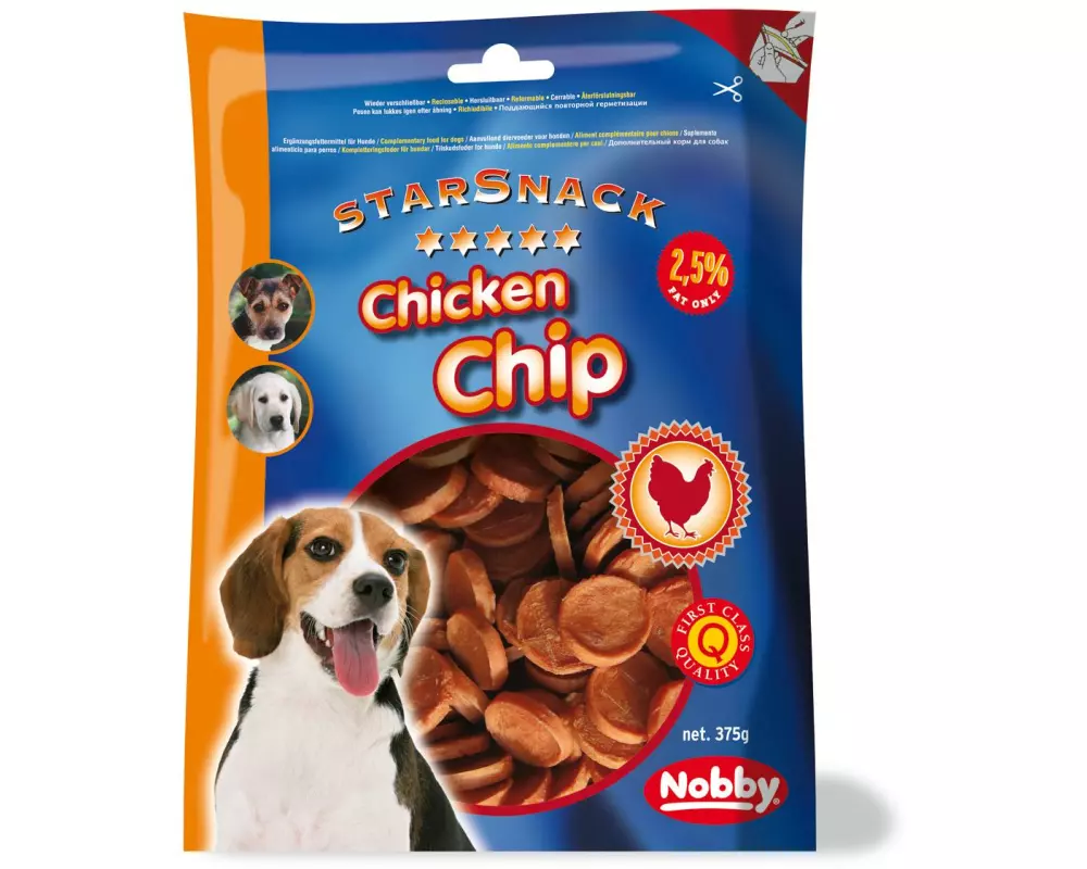 Nobby Leckerli StarSnack Chicken Chip, 375 g