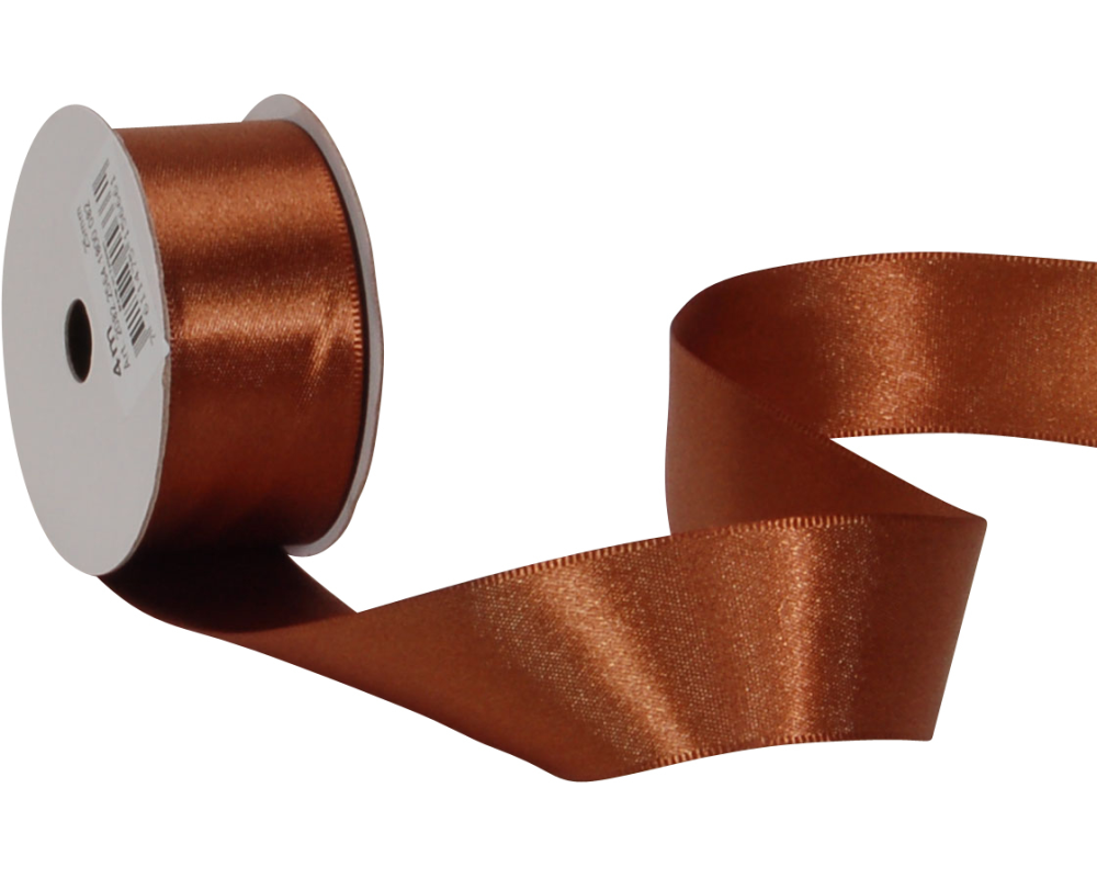 SPYK Satinband Cubino 2082.2564 25mmx4m chocolate