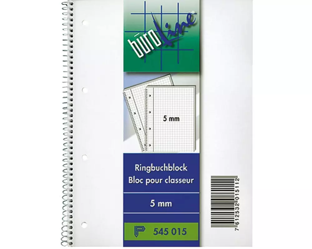 Büroline Notizheft Collegeblock A4 kariert, 80 Blatt