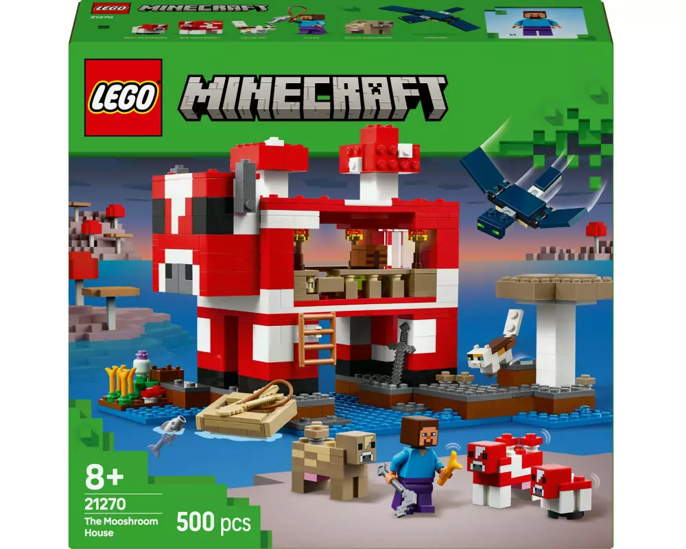 LEGO® Minecraft Das Pilzkuh-Haus 21270