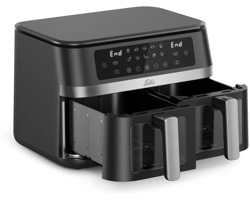 Solis Heissluft-Fritteuse Air Fry Duo 7.5 l