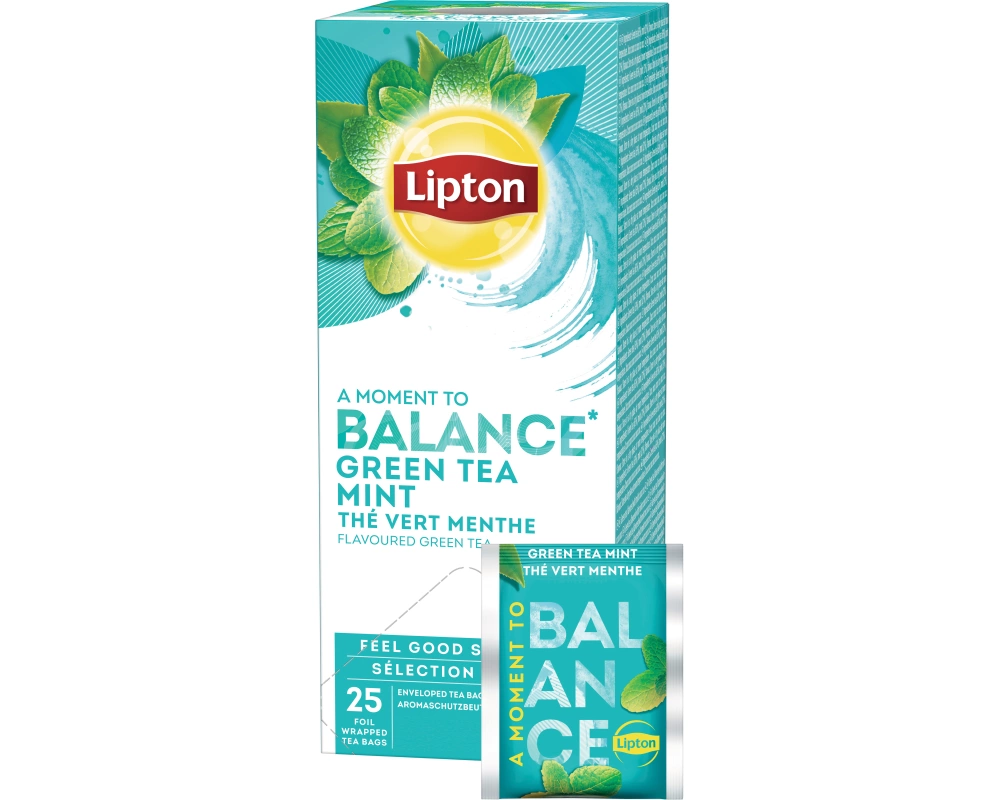 LIPTON Grüner Tee Minze 4091050 25 Beutel