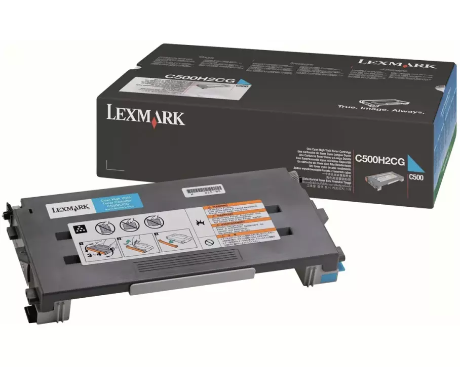 LEXMARK C500n Toner cyan high Capacity 3.000 pages