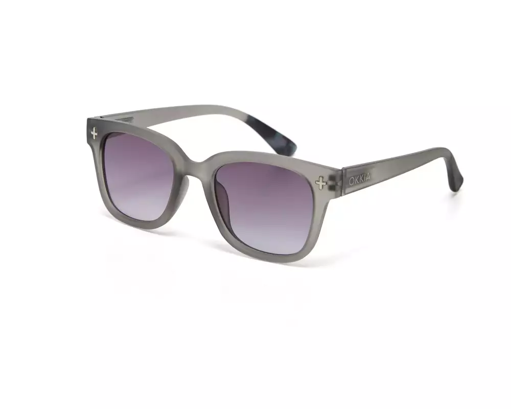 OKKIA Sonnenbrille Giovanni Translucent Grey