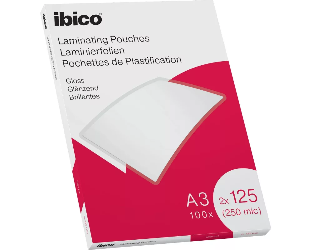 Ibico Laminierfolie Premium A3 125 µm, glänzend, 100 Stück