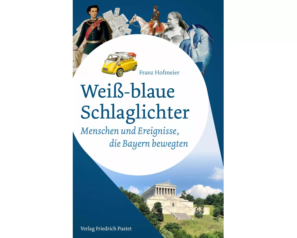 Weiß-blaue Schlaglichter