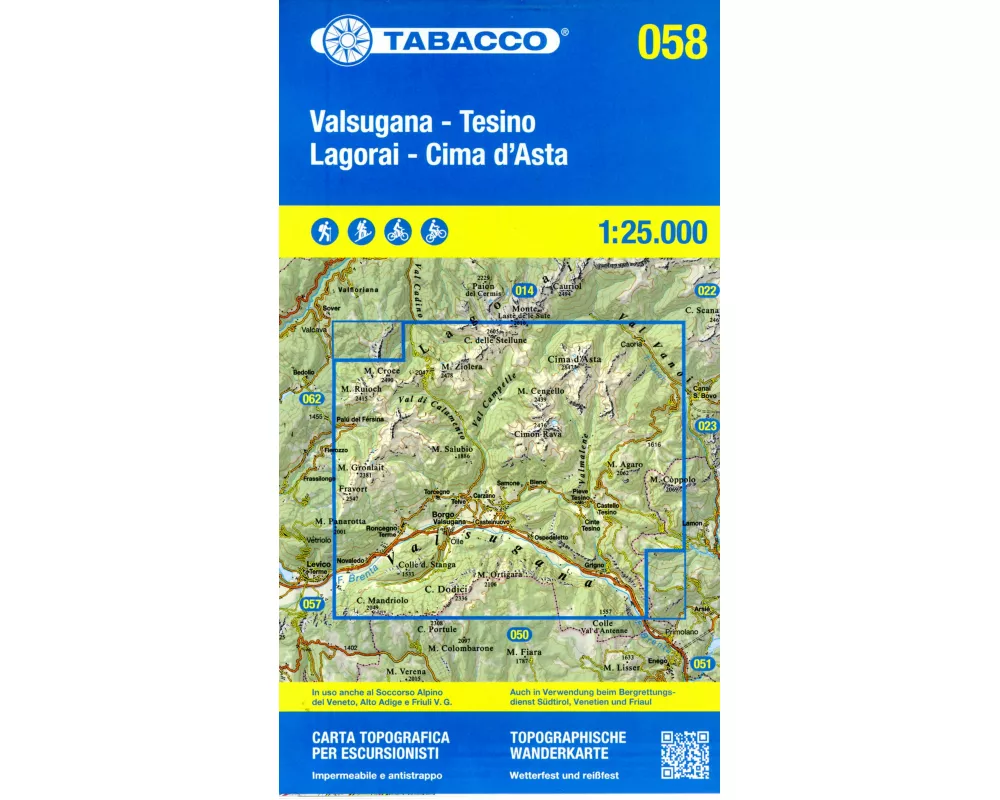 58 Valsugana - Tesino Lagorai-Cima d'Asto