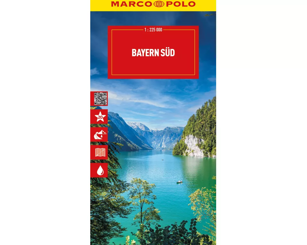 MARCO POLO Reisekarte Deutschland 13 Bayern Süd 1:225.000