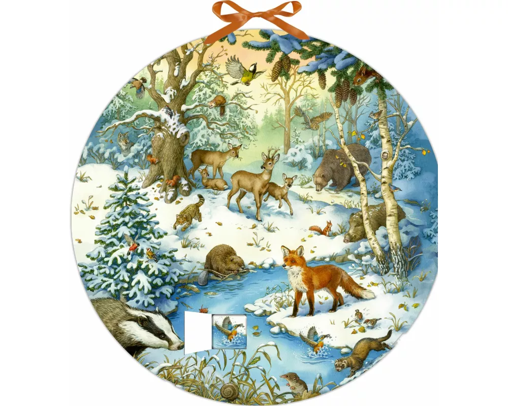 Memo-Adventskalender - Die Tiere im Winterwald