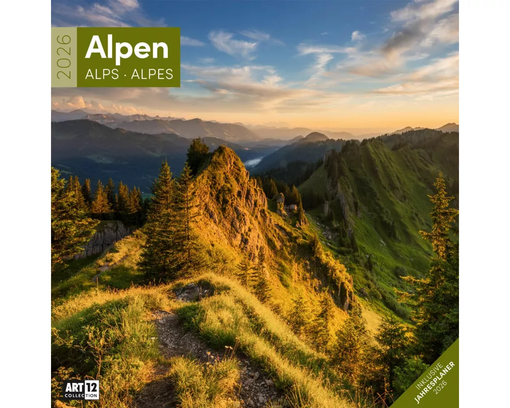 Alpen Broschürenkalender 2026 - 30x30 - Art12