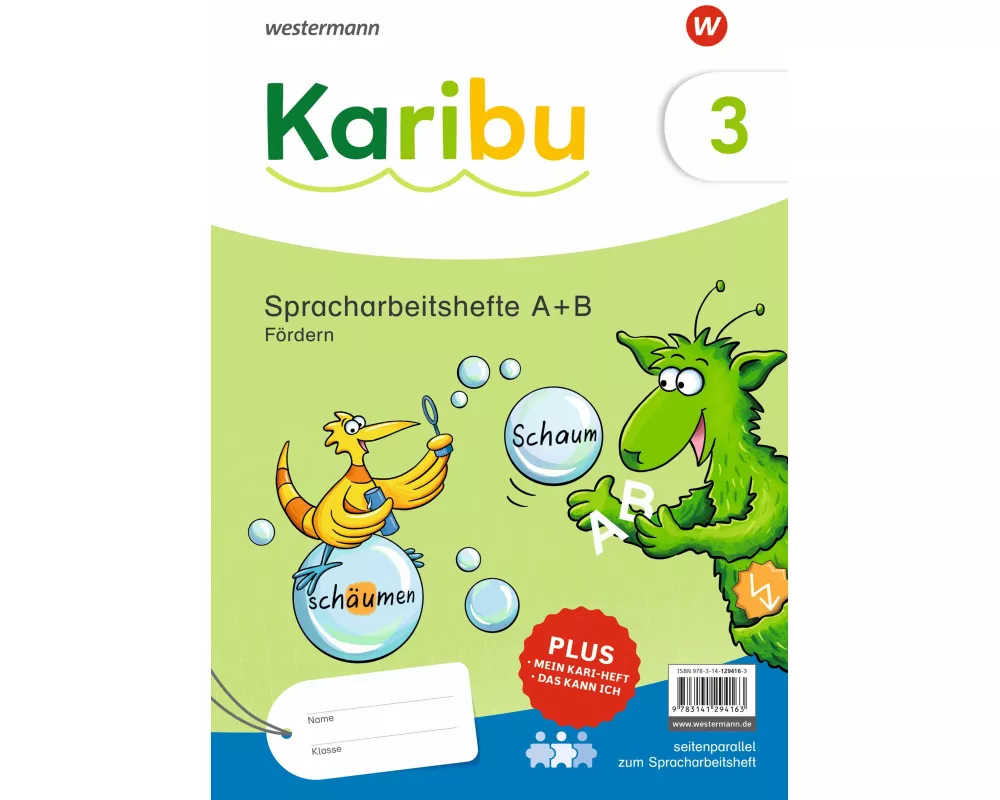 Karibu 3. Paket Spracharbeitshefte A+B Fördern zum Spracharbeitsheft und Sprachbuch
