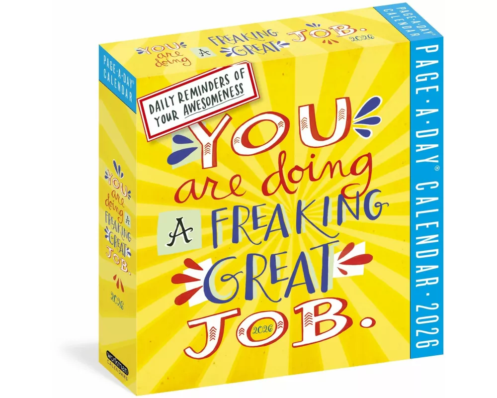 You Are Doing a Freaking Great Job Page-A-Day Calendar 2026