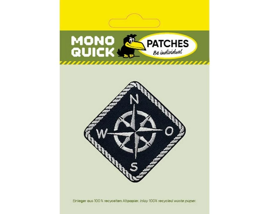Mono-Quick Aufnäher Maritimer Kompass 1 Stück