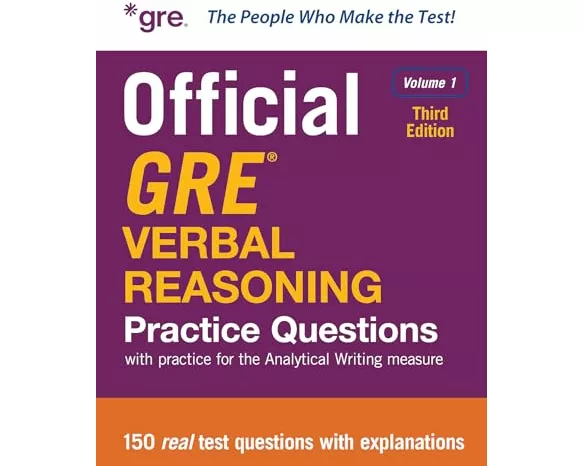 Official GRE Verbal Reasoning Practice Questions, Third Edition, Volume 1
