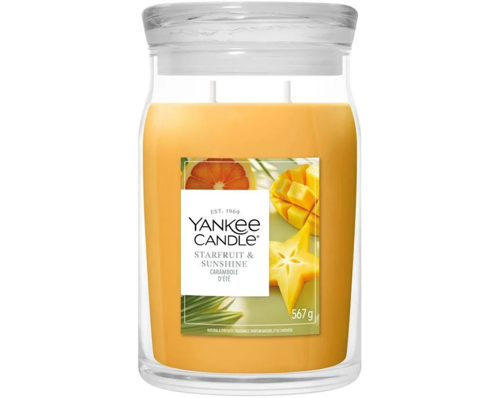 Yankee Candle Signature Duftkerze Starfruit & Sunshine Signature Large Jar