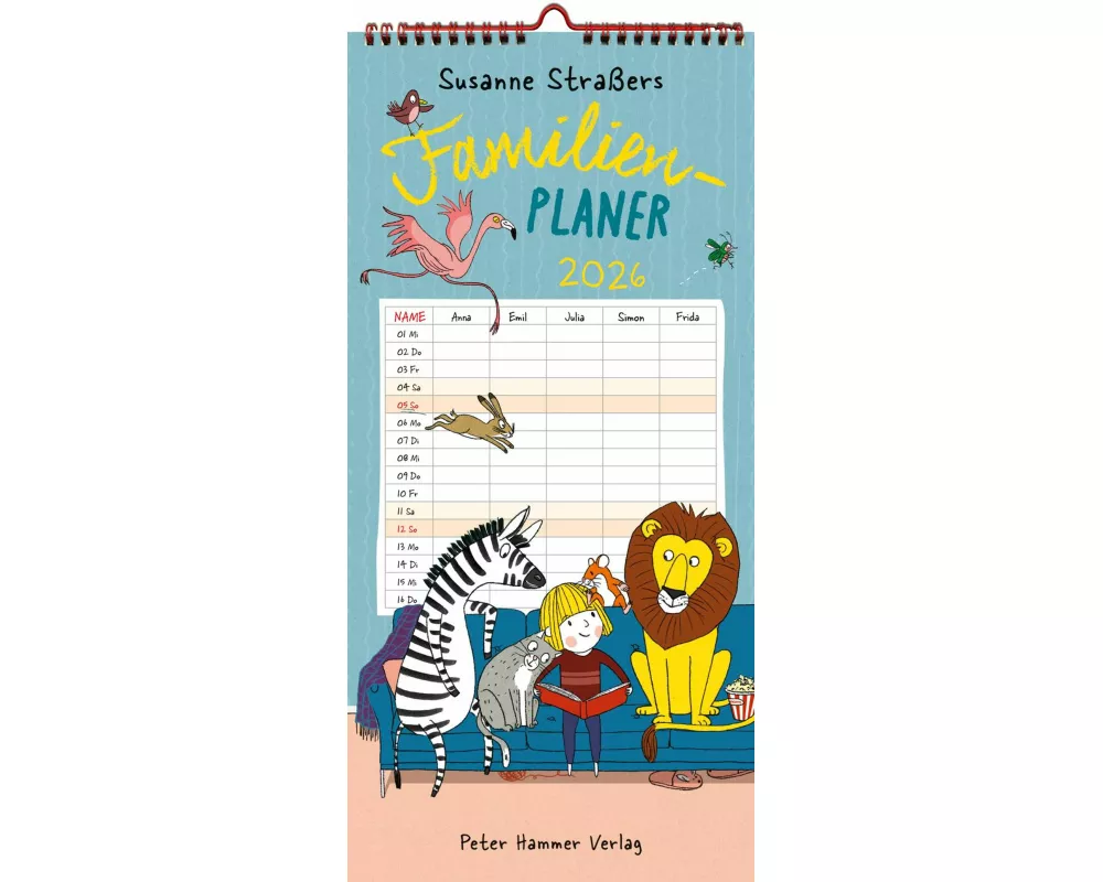 Susanne Straßers Familienplaner 2026