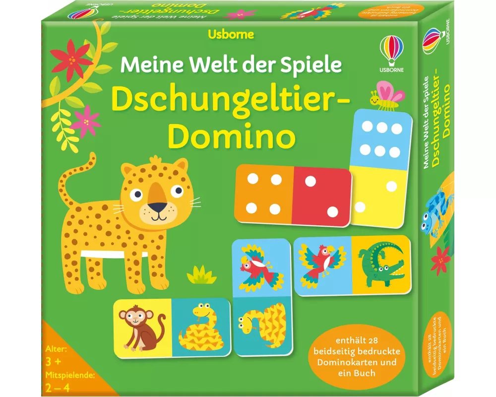 Meine Welt der Spiele: Dschungeltier-Domino