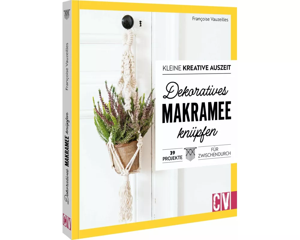 Kleine kreative Auszeit: Dekoratives Makramee knüpfen