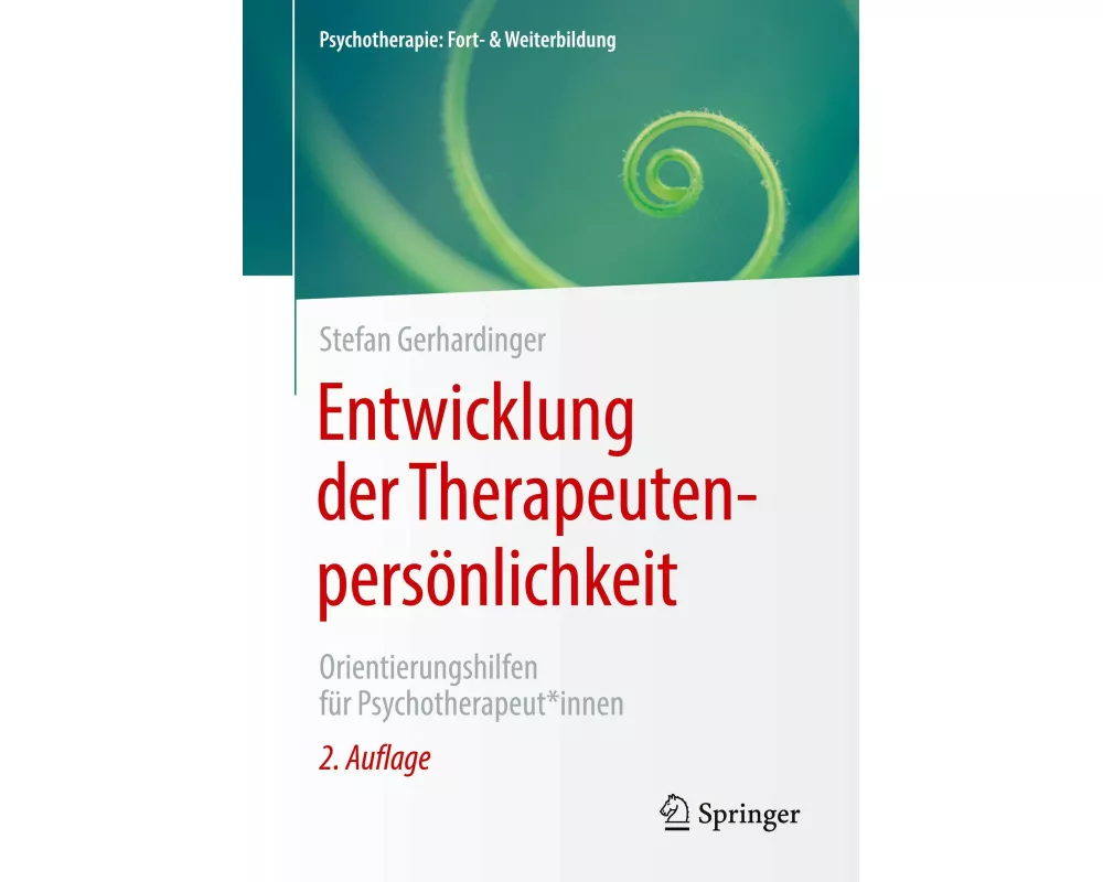Entwicklung der Therapeutenpersönlichkeit