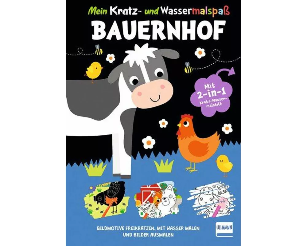 Mein Kratz- und Wassermalspaß - Bauernhof