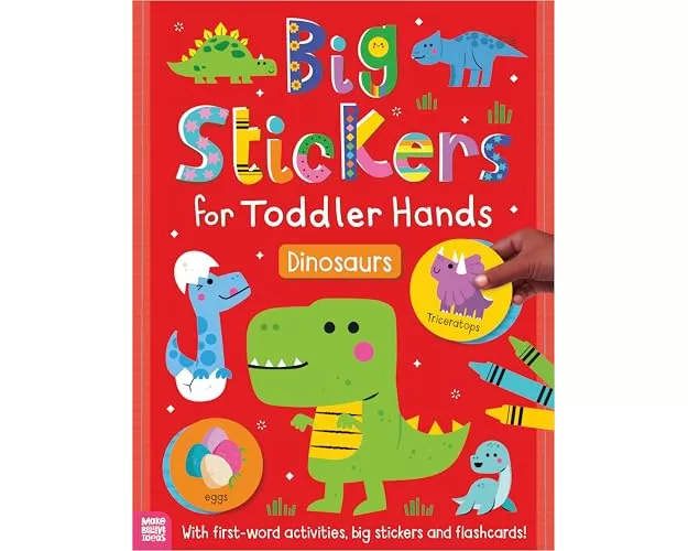Big Stickers for Toddler Hands: Dinosaurs