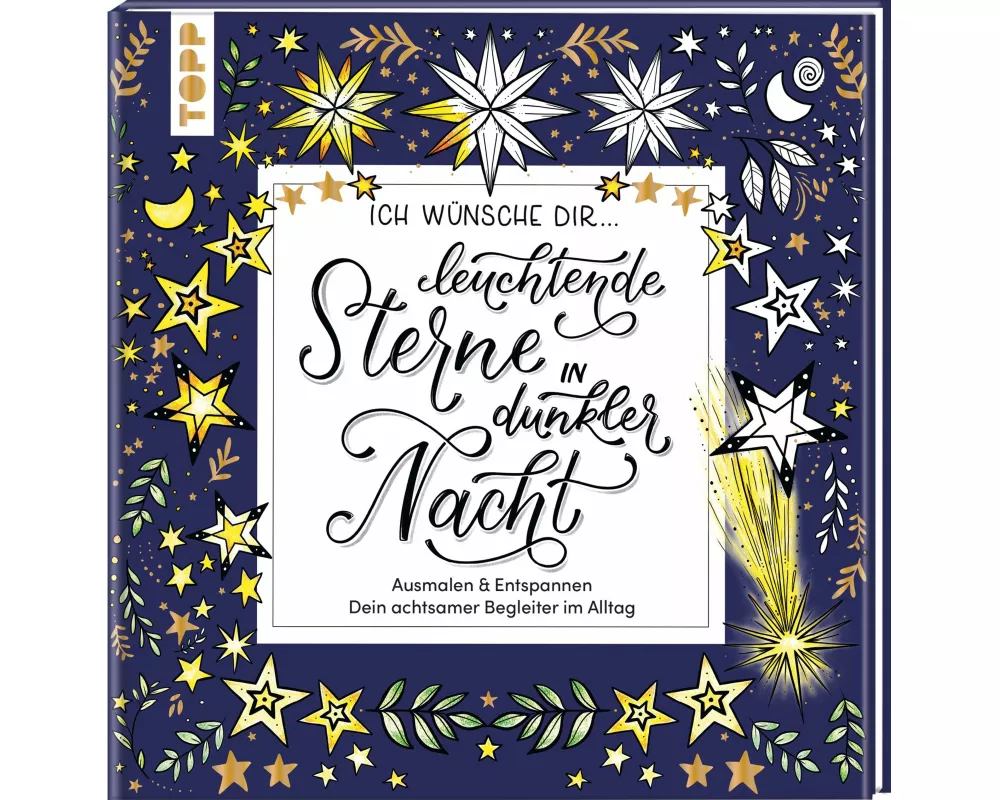 Ich wünsche dir ... leuchtende Sterne in dunkler Nacht