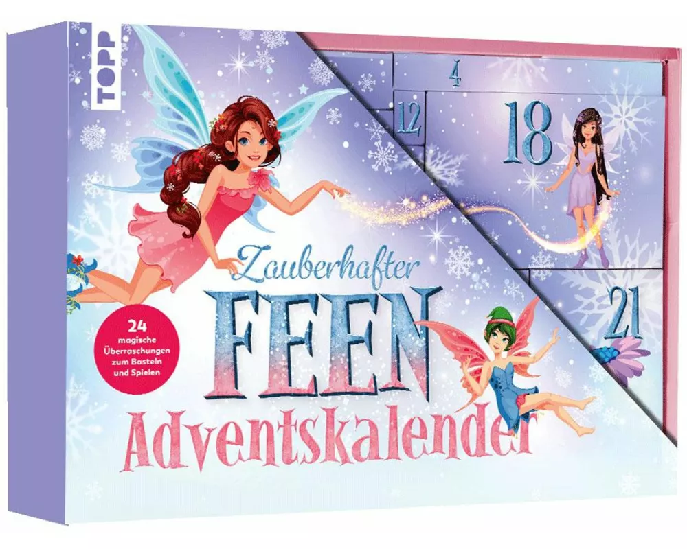 Zauberhafter Feen-Adventskalender. 24 Überraschungen für Feen-Fans