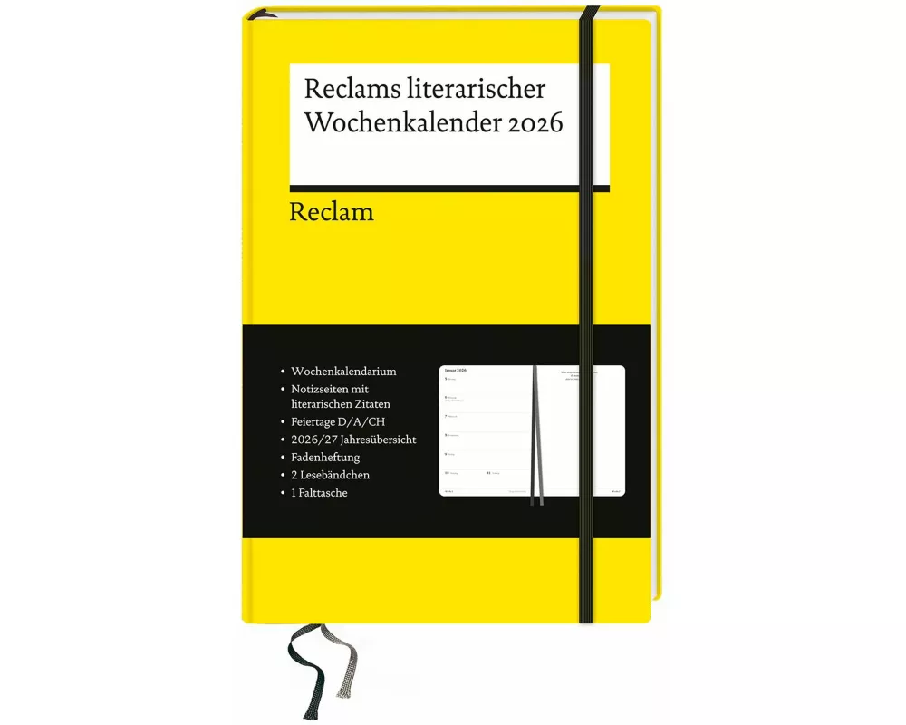 Reclams literarischer Wochenkalender 2026