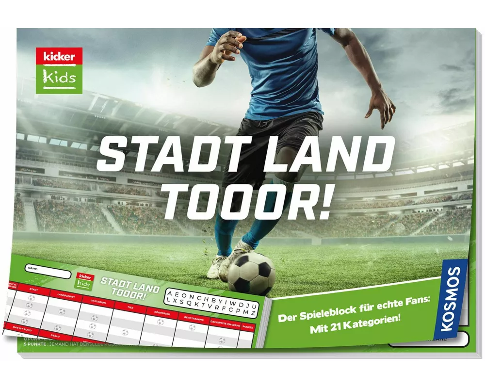 Kicker Kids Stadt-Land-Tor!