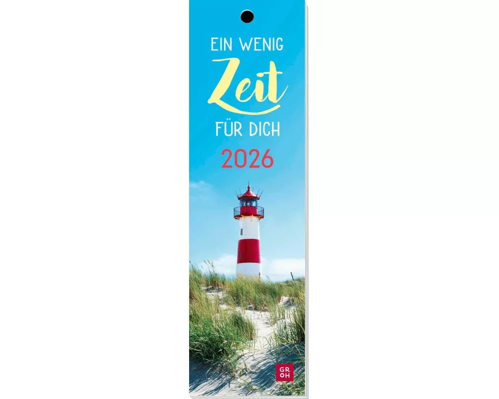 Lesezeichenkalender 2026: Ein wenig Zeit für dich