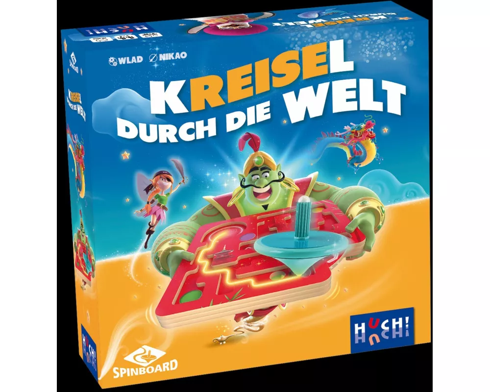 Kreisel durch die Welt