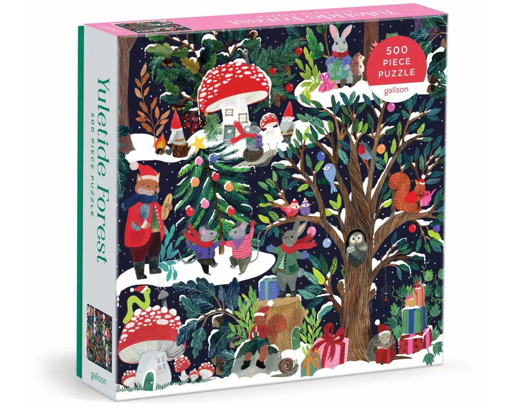 Yuletide Forest 500 Piece Puzzle