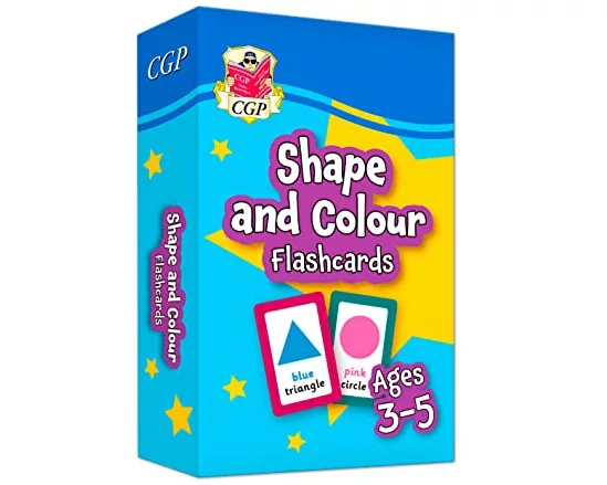 Shape & Colour Flashcards for Ages 3-5