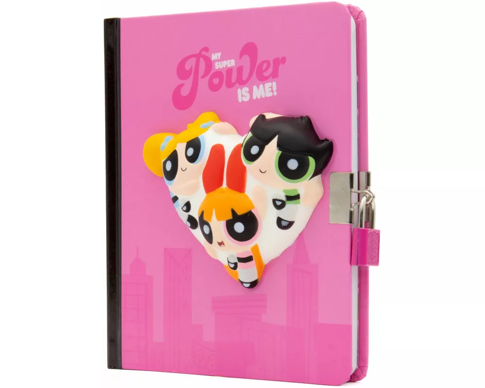 Powerpuff Girls: Squishy Lock & Key Diary