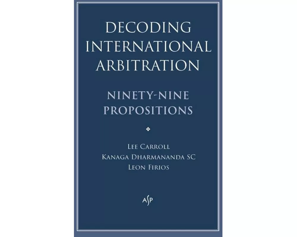 Decoding International Arbitration