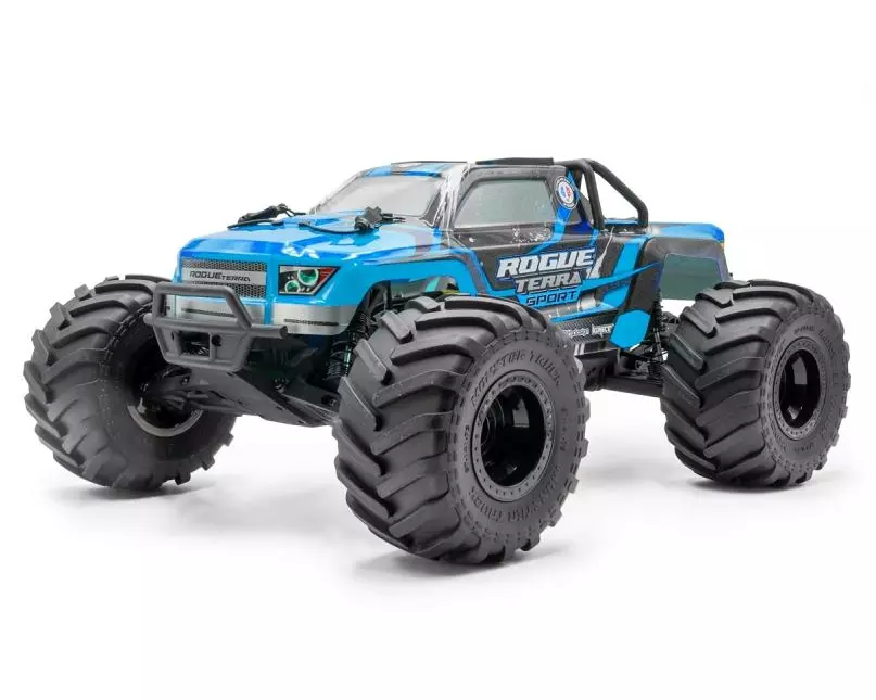 Hobbytech Monster Truck Rogue Terra Brushless Blau, ARTR, 1:10