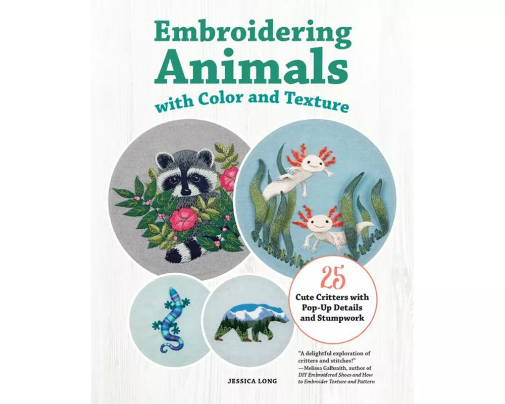 Embroidering Animals with Color and Texture
