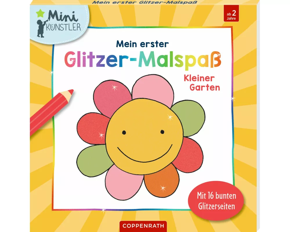 Mein erster Glitzer-Malspaß: Kleiner Garten