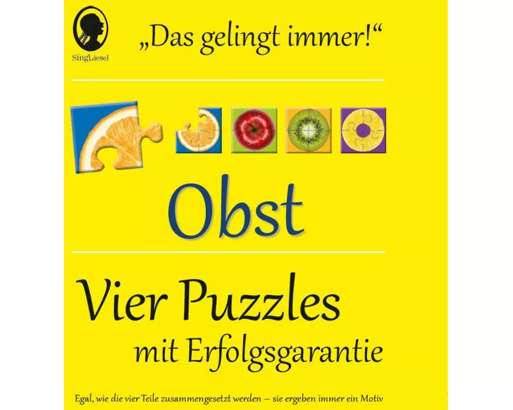 Das "Gelingt immer"-Puzzle Obst. Das Puzzle-Spiel für Senioren mit Demenz