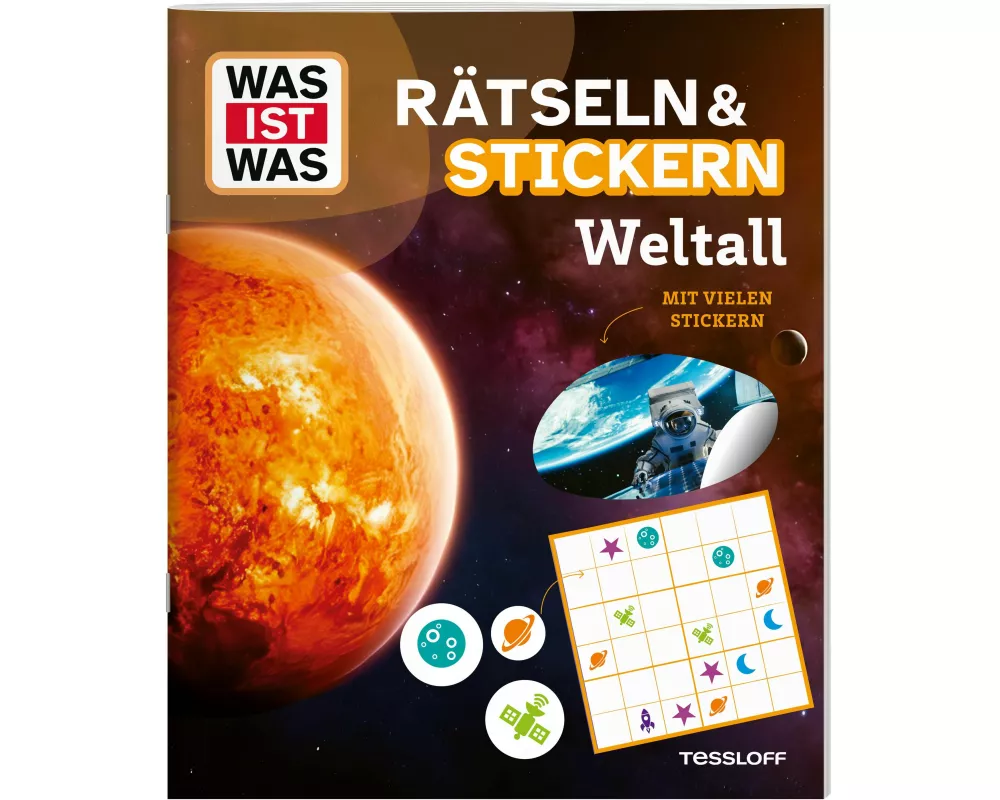 WAS IST WAS Rätseln und Stickern: Weltall