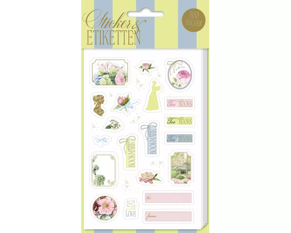 Stickerbogen mit 100 Stickern