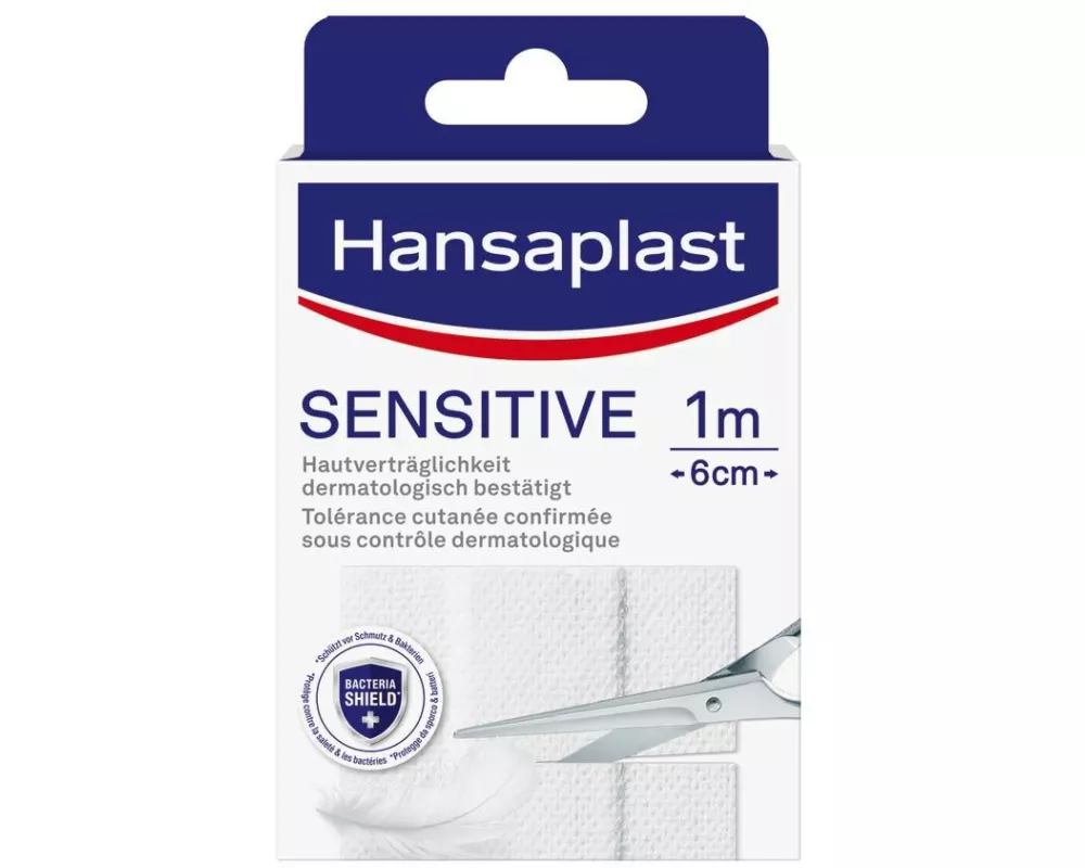 Hansaplast Wundpflaster Sensitive 10 cm x 6 cm 10 Stück