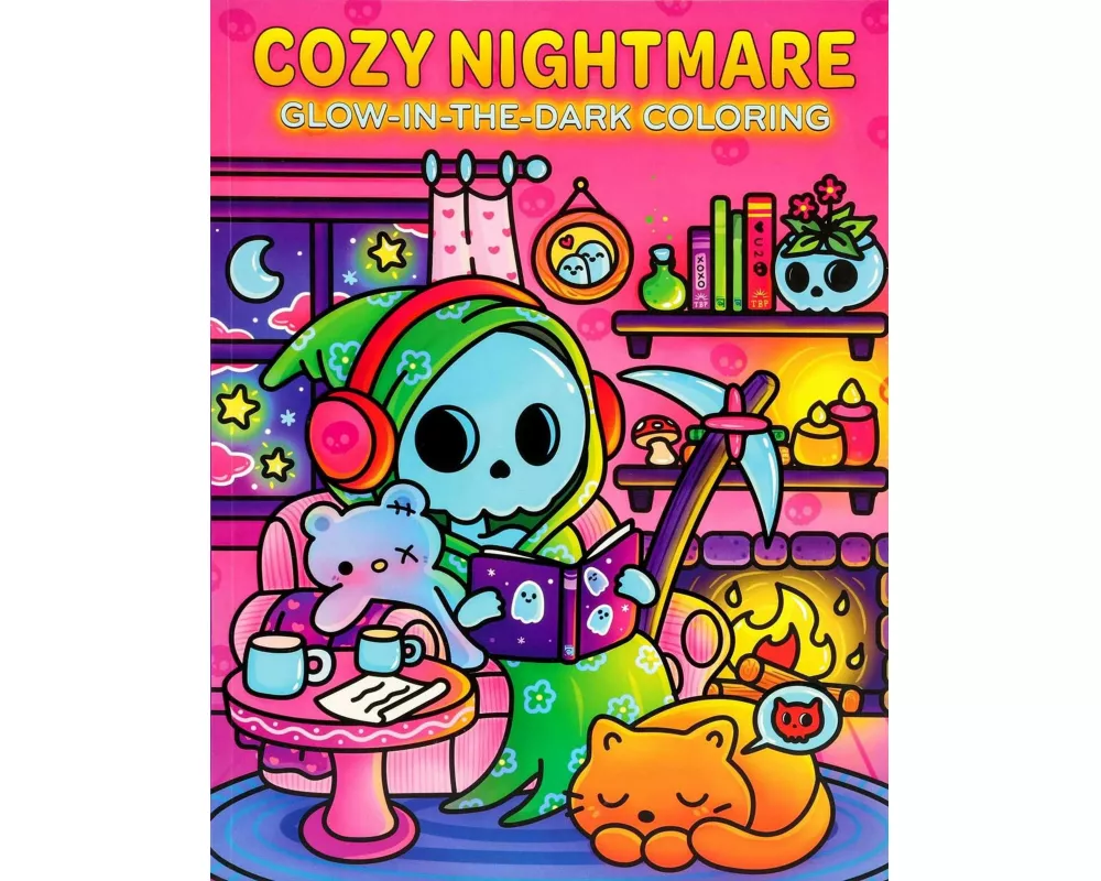 Cozy Nightmare Glow-in-the-Dark Coloring